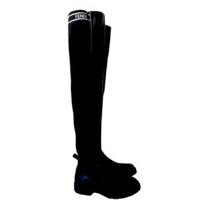 Fendi Leather Over-The-Knee Sock Boots Size6!